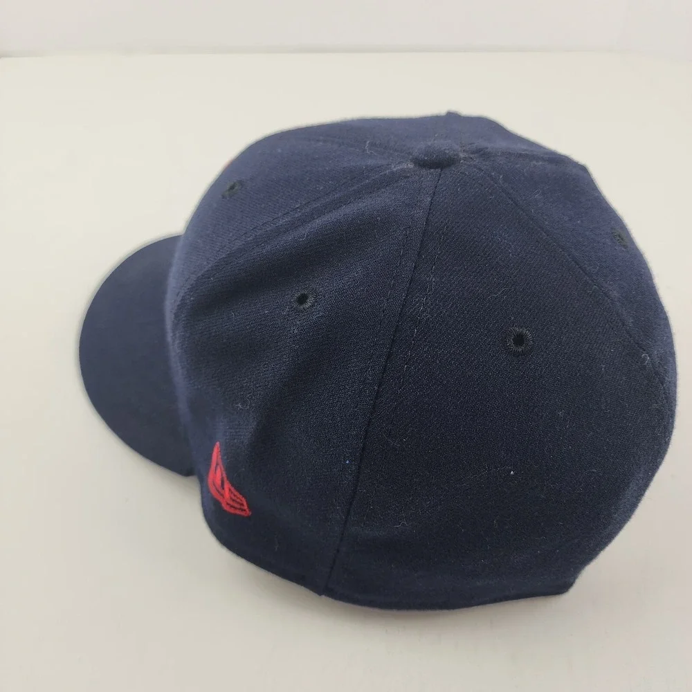Boston Red Sox New Era On-Field 59Fifty Fitted Size 7 1/2 Hat Ball Cap Blue MLB